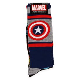 Mens Original Character Slipper Socks - Captain America