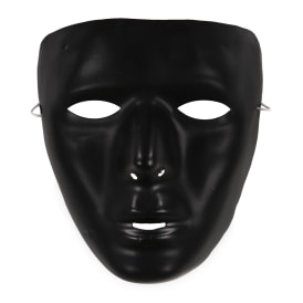 blank black halloween costume mask | Five Below