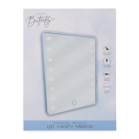 LED Vanity Mirror With 16 Leds & Storage