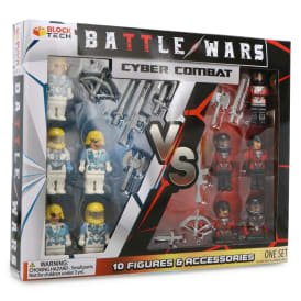 Block Tech® Battle Wars 10 Minifigures & Accessories Set | Five Below