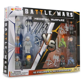 block tech® battle wars 10 minifigures & accessories set | Five Below