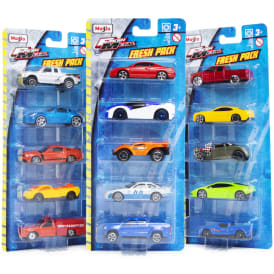 Maisto® Fresh Metal® Fresh Pack Toy Cars 5-Pack (Styles May Vary)