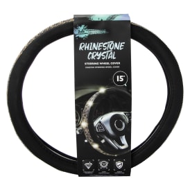 Iridescent Synthetic Leather Steering Wheel Cover 15in