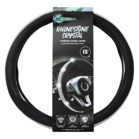 Iridescent Synthetic Leather Steering Wheel Cover 15in