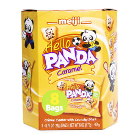 Meiji® Hello Panda® Caramel Creme Center With Crunchy Shell 8-Pack