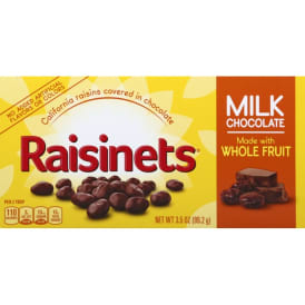 Raisinets® Milk Chocolate Theater Box Candy 3.5oz