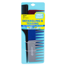 Expressions® Detangling & Teasing 4-Piece Comb Set