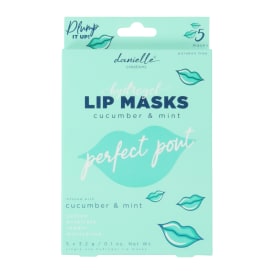 Perfect Pout Hydrogel Lip Masks 5-Pack - Cucumber & Mint