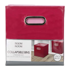 2-Pack Collapsible Fabric Storage Cubes 10in