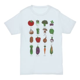 Vegetable Chart Graphic Tee
