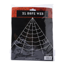 XL halloween spider web rope decoration 16ft x 15.75ft | Five Below