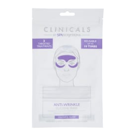 Clinicals By Spascriptions™ Reusable Anti-Wrinkle Silicone Mask Set - Under Eyes & Forehead
