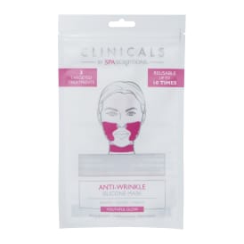 Clinicals By Spascriptions™ Reusable Anti-Wrinkle Silicone Mask Set - Neck & Smile Lines