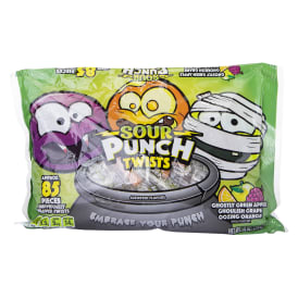 Sour Punch Twists Halloween Candy 18oz