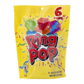 Ring Pop® Candy Lollipops 6-Count Bag