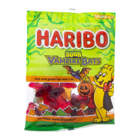 Haribo® Halloween Sour Gummi Vampire Bats 4oz