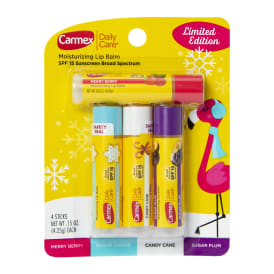 Limited Edition Carmex® Daily Care® Holiday Lip Balm Spf 4-Pack