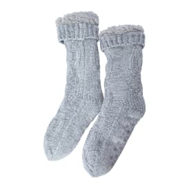 ladies chenille cabin socks | Five Below