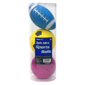 3-Pack Mini Sports Balls