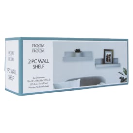 2-Piece Wall Shelf Set 10in