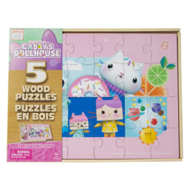 Wood Puzzles 5-Count