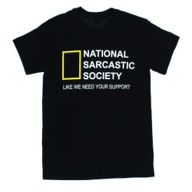 National Sarcastic Society Graphic Tee