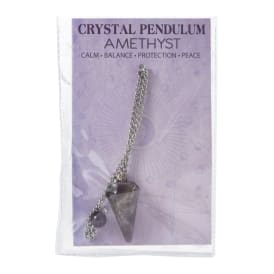 Healing Crystal Pendulum - Amethyst