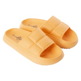 Ladies Quilted Puff Slide Sandals