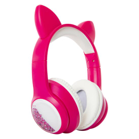 Glitter Cat Liquid Glitter Kid-Safe Bluetooth® Headphones With Mic