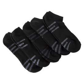 Series 8 Fitness™ Mens Low-Cut Performance Socks 5-Pack - Black Mesh