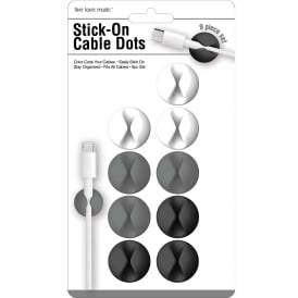 Stick-On Cable Dots Organizers 9-Count