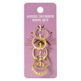Angel Number Ring Set