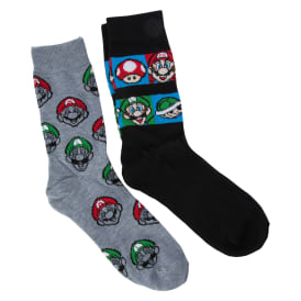 Young Men's Super Mario™ Crew Socks 2-Pack