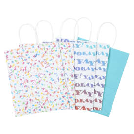 5-Pack Kraft Party Gift Bags
