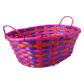 bamboo woven oval easter basket 10in x 16in | Five Below