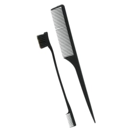 Edge Comb & Rat Tail Comb 2-Piece