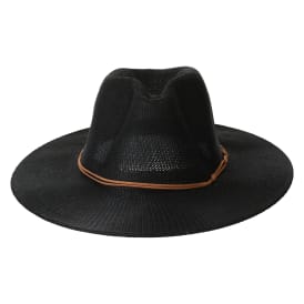 Fabric Panama Hat With Trim