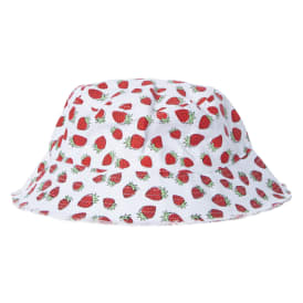 Printed Frayed Edge Bucket Hat