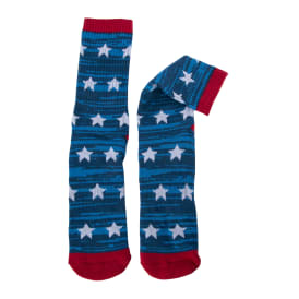 Americana Mens Crew Socks, 1 Pair - Stripes