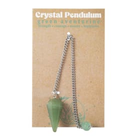 Healing Crystal Pendulum - Green Aventurine