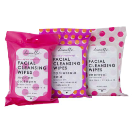 Danielle Creations® Facial Cleansing Wipes 3-Pack