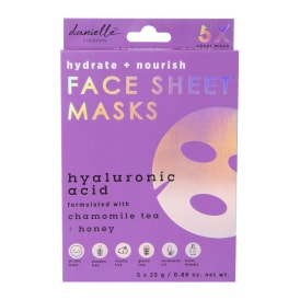 Danielle Creations® Hyaluronic Acid Face Sheet Masks 5-Count