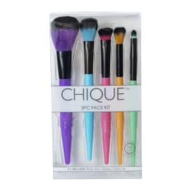Chique™ 5-Piece Face Makeup Brush Set - Bright