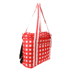 Gingham Cooler Backpack 17.5in