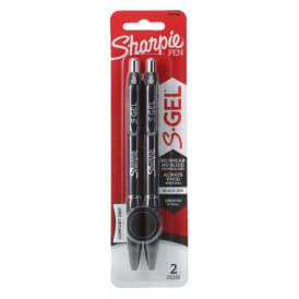 Sharpie® S-Gel 0.7Mm Medium Point Pens 2-Count - Black