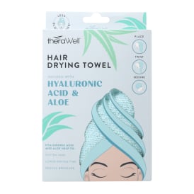 Therawell® Twirly Hair Drying Towel - Hyaluronic Acid & Aloe