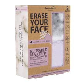 Erase Your Face® Reusable Makeup Removing Cloths 2-Count - Marble & Lilac