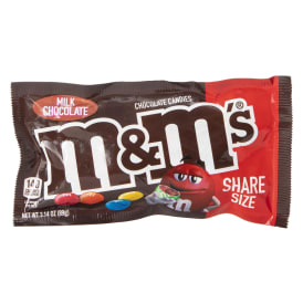 M&M's® Milk Chocolate Candies Share Size® Bag 3.14oz