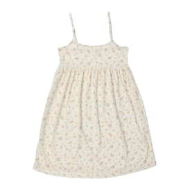 Juniors Cream Floral Babydoll Dress