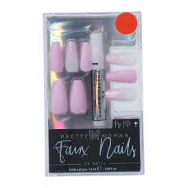 Pretty Woman Faux Nails 24-Piece Set With Nail Glue